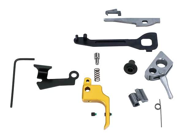 Pistol Competition Kit, MKII or MKIII, Gold Flat Trigger