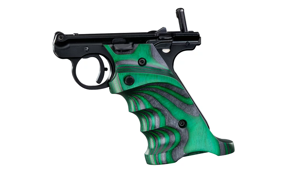 Laminated Grips for MK IV, Green, Right-Handed