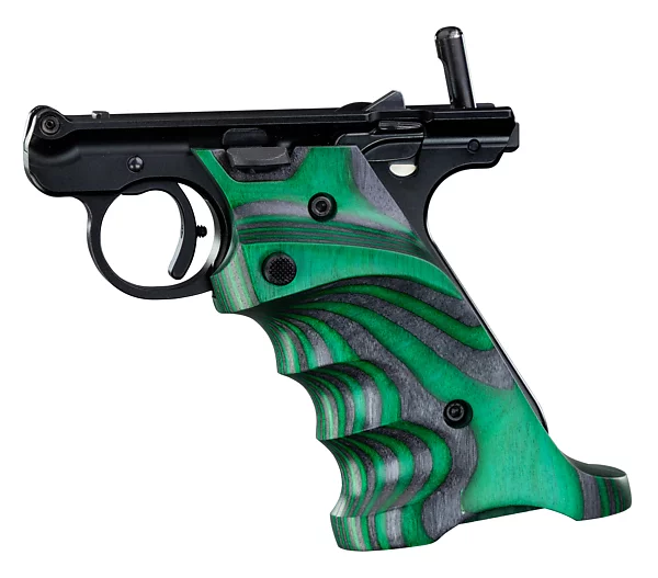 Laminated Grips for MK IV, Green, Right-Handed