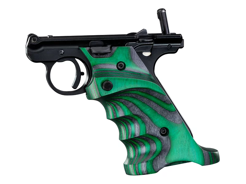 Laminated Grips for MK IV, Green, Right-Handed