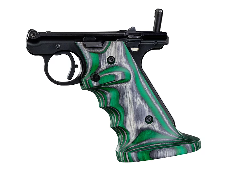 Laminated Grips for MK IV, Green, Left-Handed