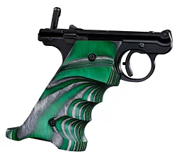 Laminated Grips for MK IV, Green, Left-Handed