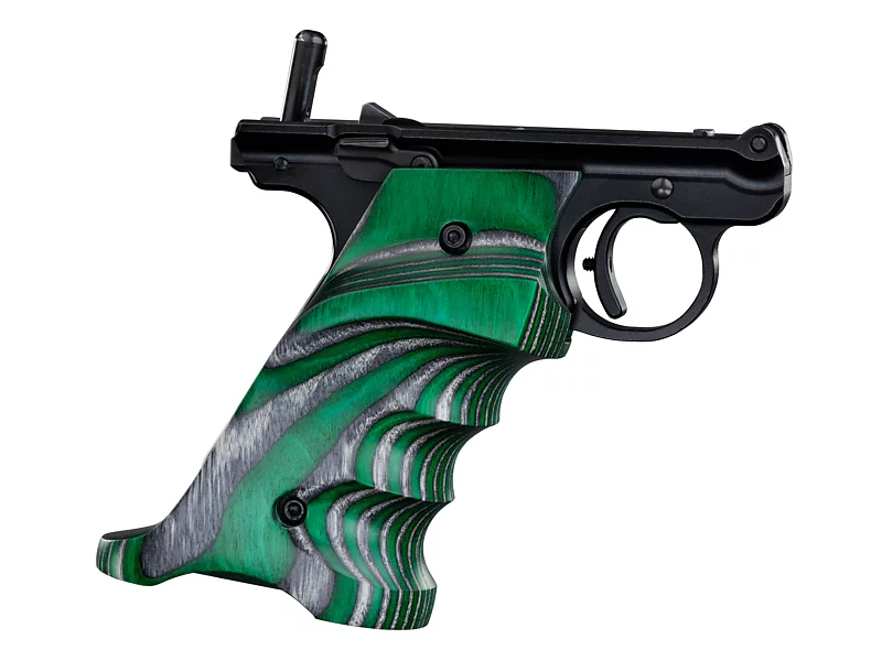 Laminated Grips for MK IV, Green, Left-Handed