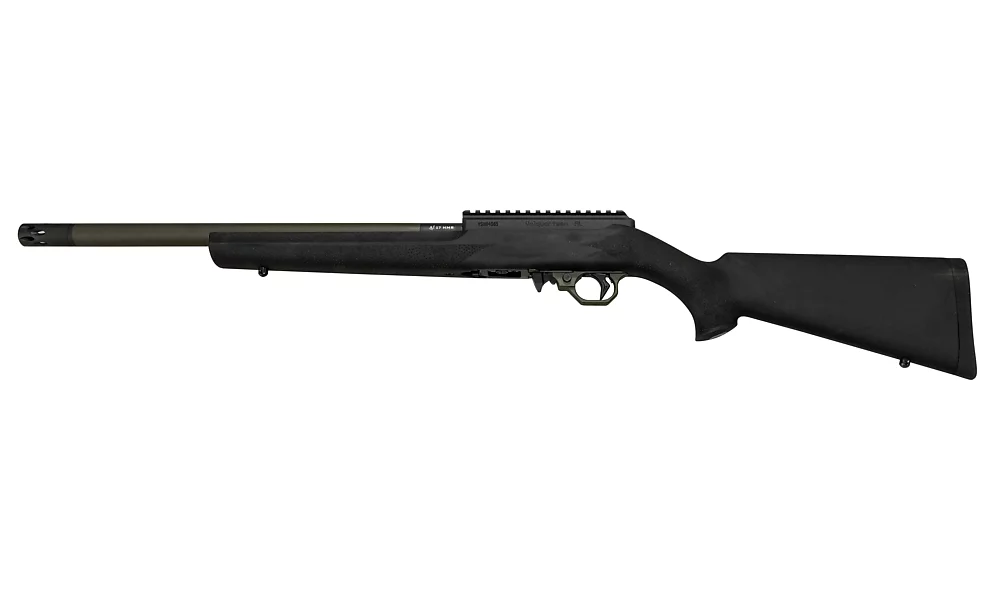 Superlite, 17 HMR with OD Green Sleeve and Hogue Stock