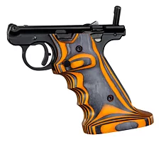 Laminated Grips for MK IV, Orange, Left-Handed
