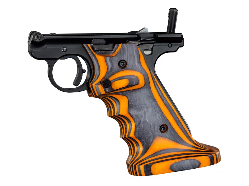 Laminated Grips for MK IV, Orange, Left-Handed