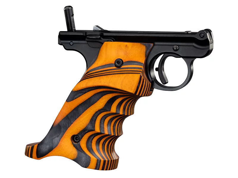 Laminated Grips for MK IV, Orange, Left-Handed