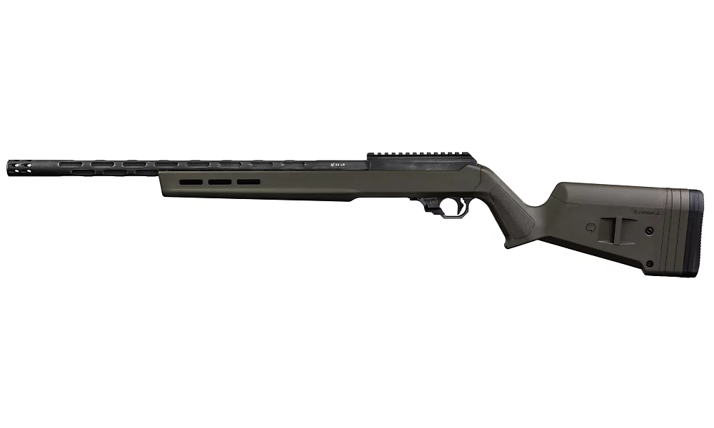 Battleworn Rifle, 22 LR, OD Green Magpul Stock, with RR