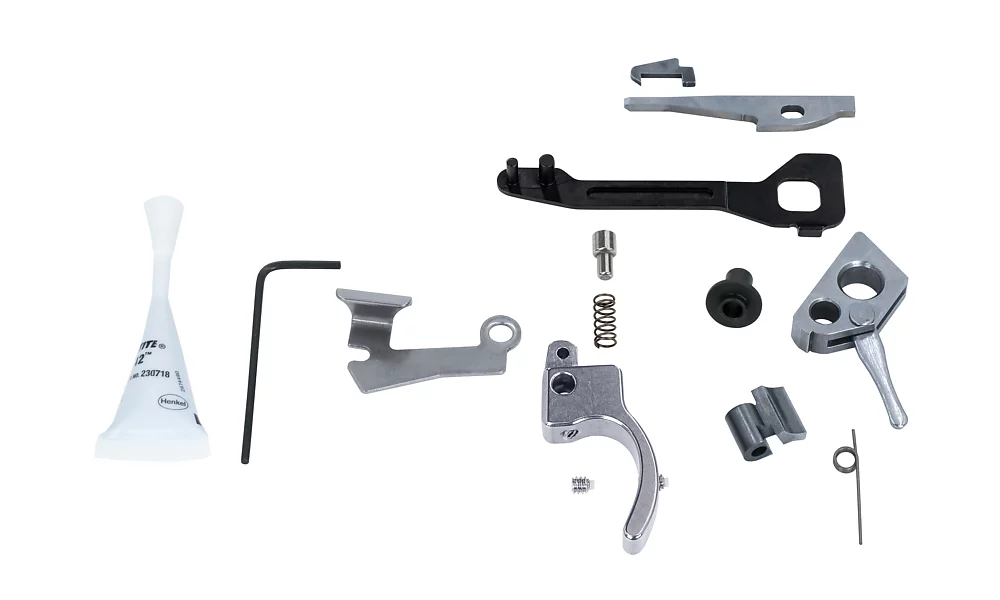 Pistol Competition Kit - MKII, Silver with Stainless Trigger