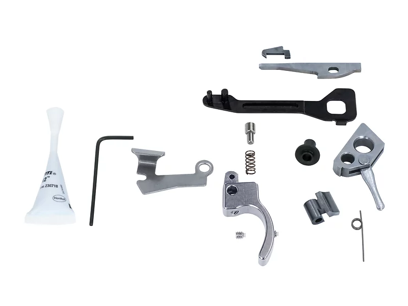 Pistol Competition Kit - MKII, Silver with Stainless Trigger