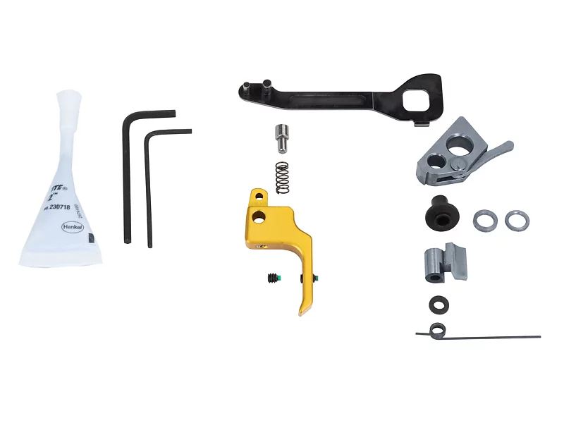 Accurizing Kit for the Ruger MK IV Pistol, Gold Flat Trigger