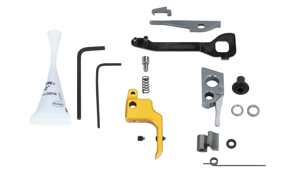 Pistol Competition Kit for MK IV, Gold Flat Trigger