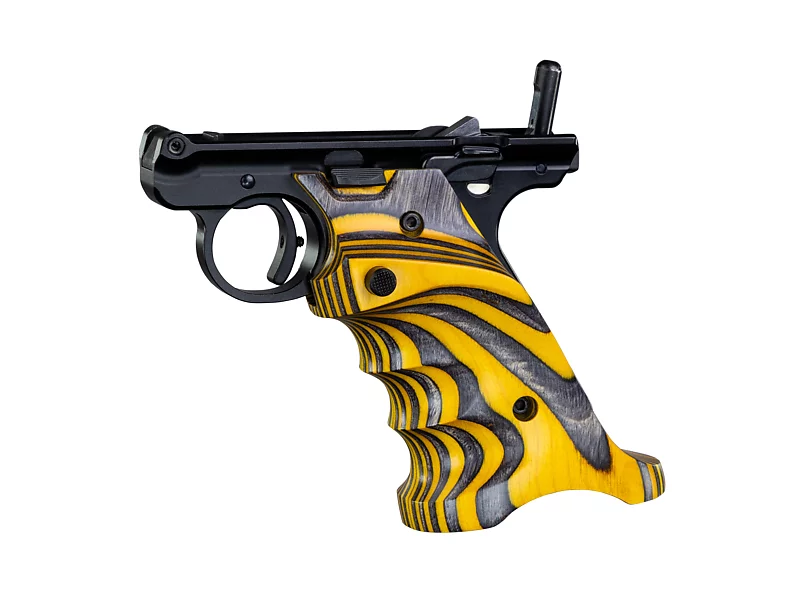 Laminated Grips for MK IV Target Model, Yellow, Right-Handed