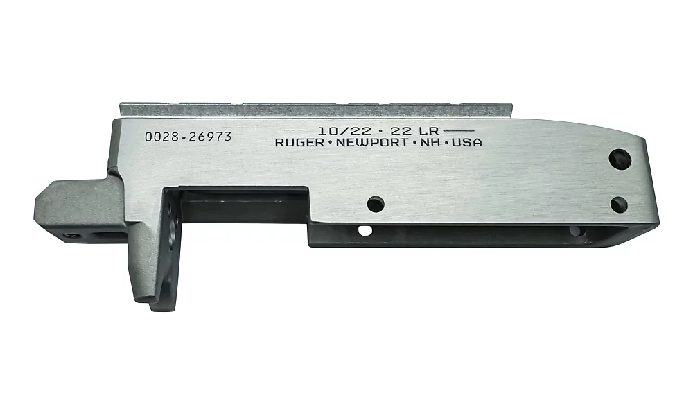 Ruger 10/22 Receiver Silver Anodized