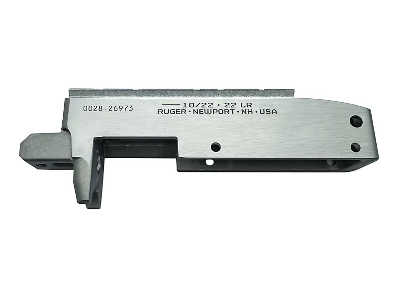 Ruger 10/22 Receiver Silver Anodized