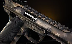 American Flag Battleworn Mamba, 4.5"