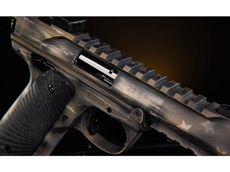 American Flag Battleworn Mamba, 4.5"