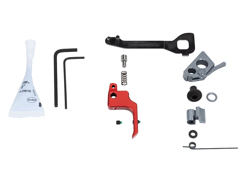 Accurizing Kit for the Ruger MK IV Pistol, Red Flat Trigger