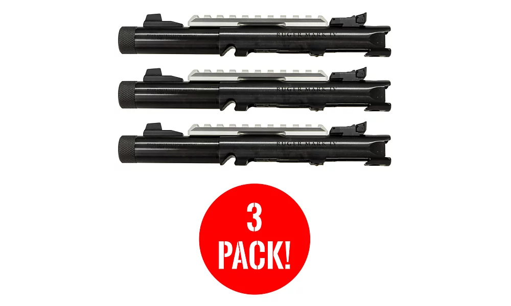 Ruger MKIV Upper with Picatinny Rail, 3-Pack