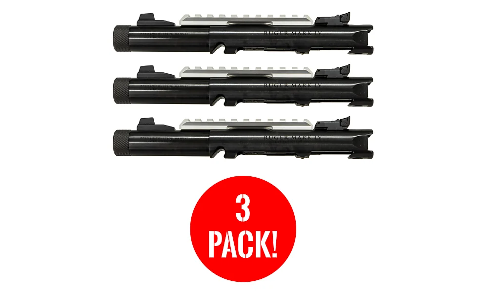 Ruger MKIV Upper with Picatinny Rail, 3-Pack