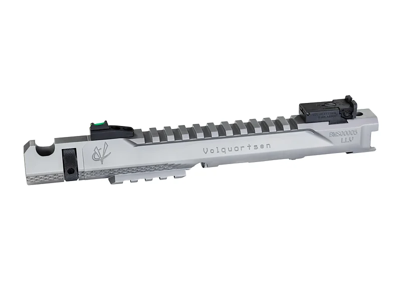 Stainless Mamba LLV for Ruger MK IV, 4.5", Comp, Fiber Optic Front and Target Rear Sight