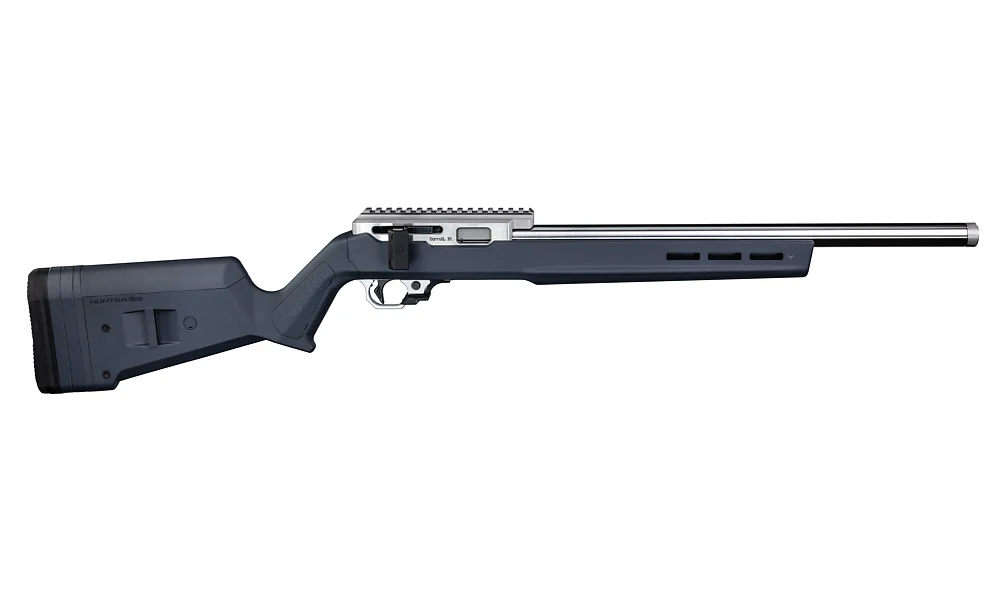 Summit Rifle 22 LR, Stainless with Gray Magpul Stock, with RR