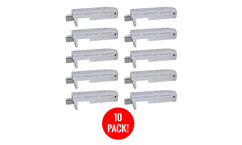 Ruger 10/22 Receiver, Silver, 10-pack