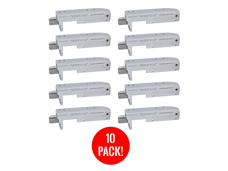 Ruger 10/22 Receiver, Silver, 10-pack