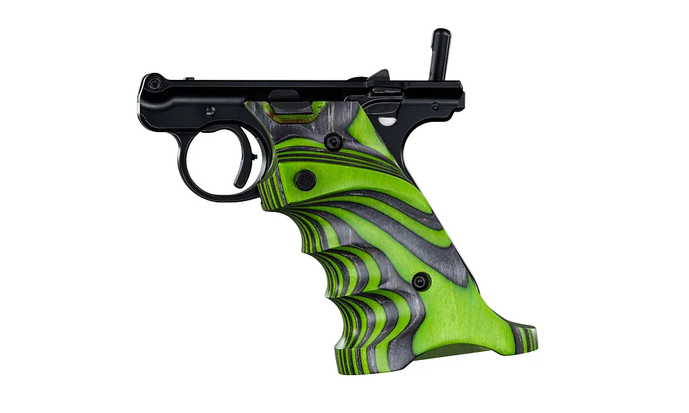 Laminated Grips for MK IV, Green, Right-Handed