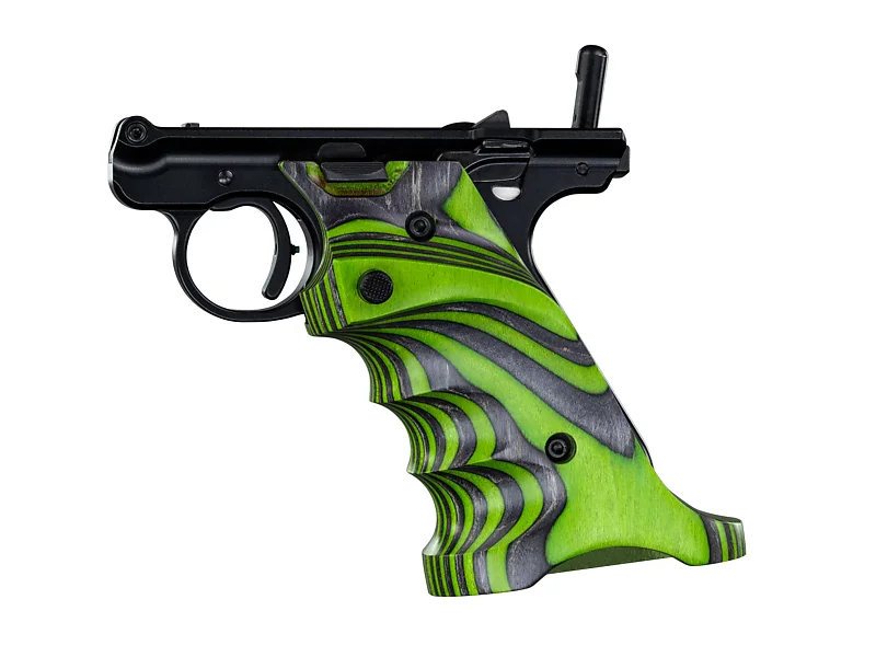 Laminated Grips for MK IV, Green, Right-Handed