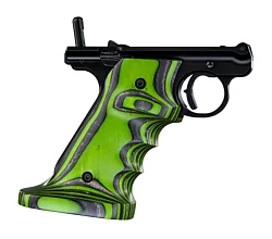 Laminated Grips for MK IV, Green, Right-Handed