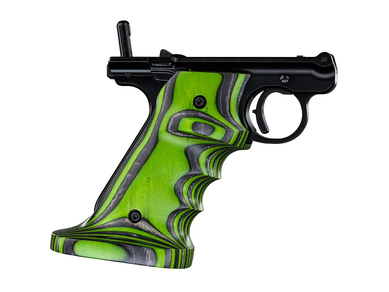Laminated Grips for MK IV, Green, Right-Handed