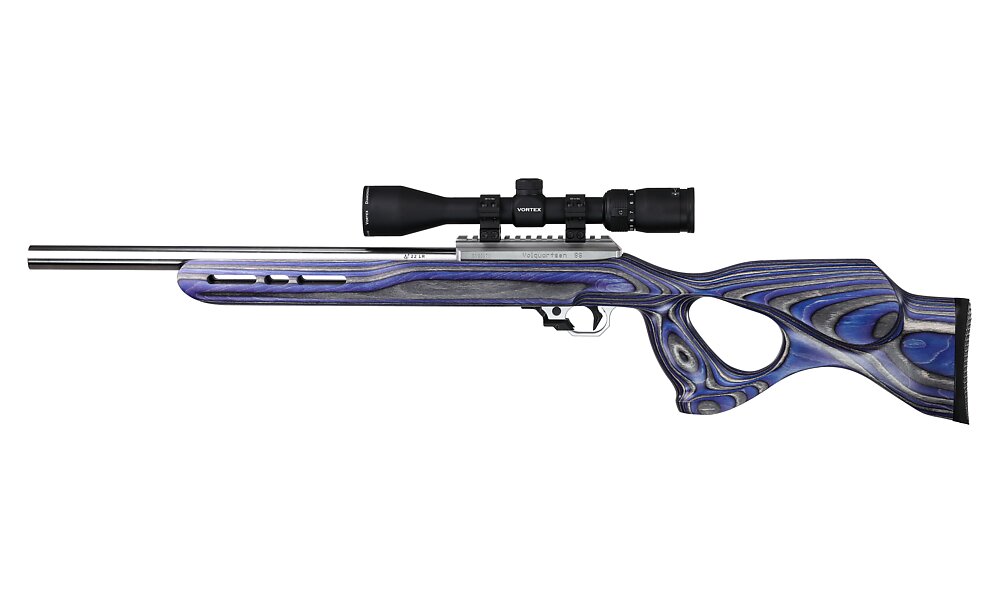 Classic, 22 LR with Blue Ambi Thumbhole Stock, No Threads