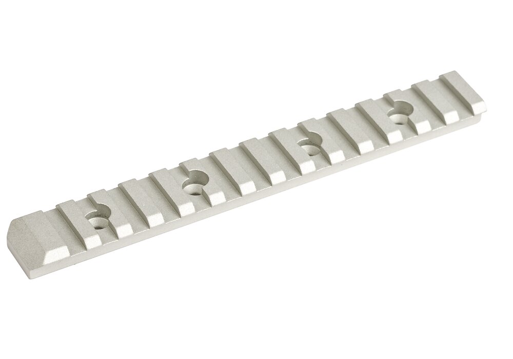 Flat top rail - silver