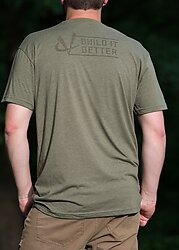 Next Level Tee Green Back