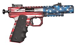 USA Flag Scorpion with fiber optic sights