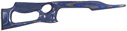 Blue Lightweight Thumbhole Stock