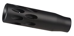 Large forward blow comp, black stainless