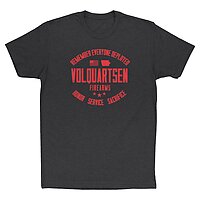 RED Shirt - Charcoal Front
