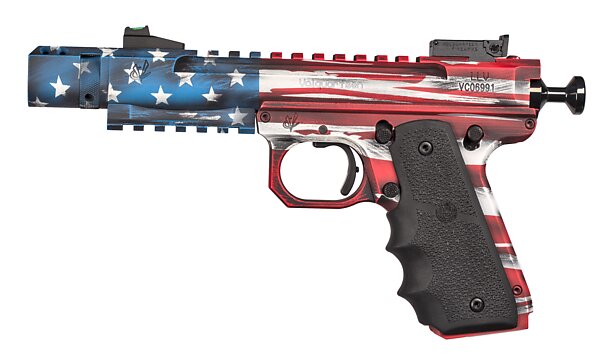 USA Flag Scorpion with fiber optic sights