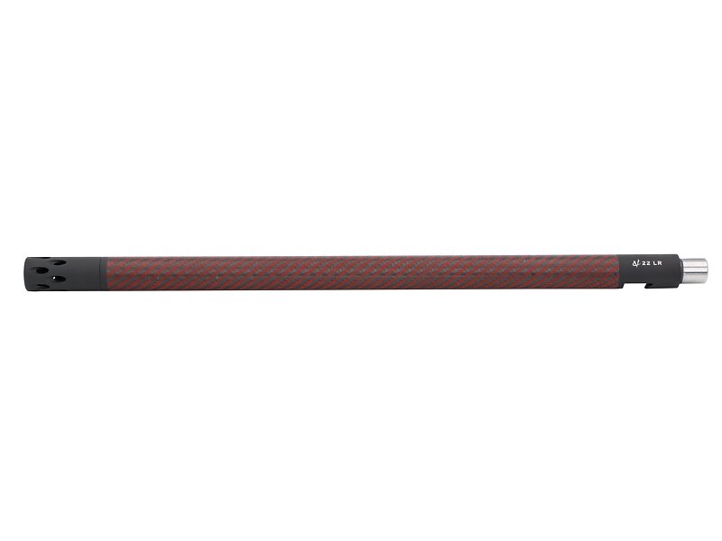 Lightweight Red Carbon Fiber Barrel for 10/22 with Forward Blow Comp